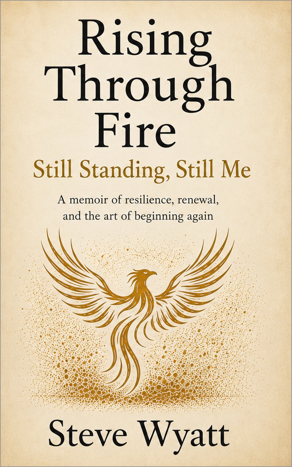 Cover of Rising Through Fire: Still Standing, Still Me by Steve Wyatt